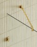 Душевая перегородка Maybah Glass MGD-268-3 790x1950 коннектор стена-стекло Золото стекло сатиновое