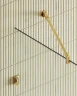 Душевая перегородка Maybah Glass MGD-268-3 790x1950 коннектор стена-стекло Золото стекло сатиновое
