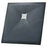 Душевой поддон из искусственного камня RGW Stone Tray (Стоун Трей) ST-G 90х90 16152099-002 цвет Графит