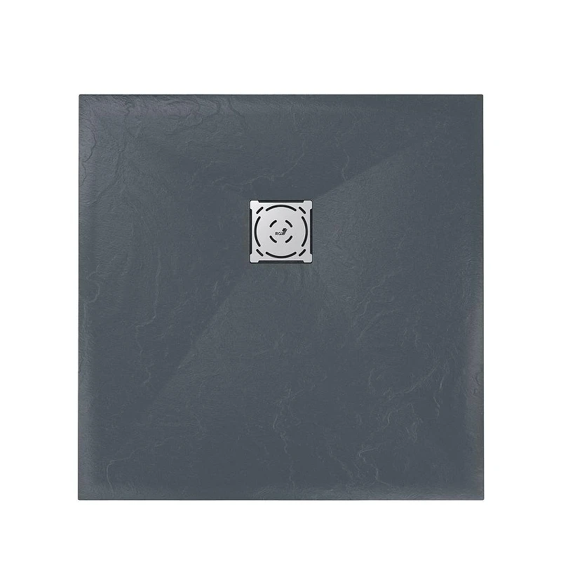 Душевой поддон из искусственного камня RGW Stone Tray (Стоун Трей) ST-G 90х90 16152099-002 цвет Графит