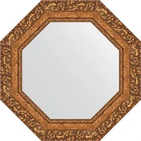 Зеркало Evoform Octagon 55х55 BY 3772 в багетной раме - Виньетка бронзовая 85 мм стекло
