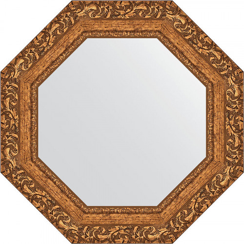 Зеркало Evoform Octagon 55х55 BY 3772 в багетной раме - Виньетка бронзовая 85 мм стекло
