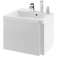 Тумба под раковину Ravak SD 10° 65 L X000000745 подвесная Белая МДФ / ЛДСП