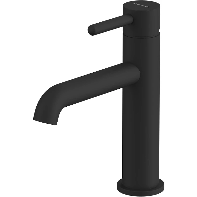 Смеситель для раковины Whitecross Y black Y1211BL Черный матовый латунь