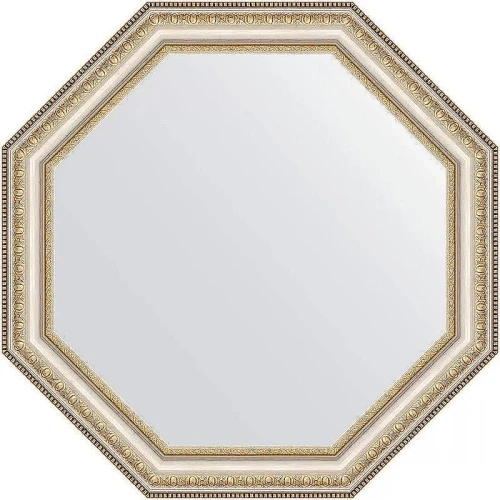 Зеркало Evoform Octagon 56х56 BY 3979 в багетной раме - Золотые бусы на серебре 60