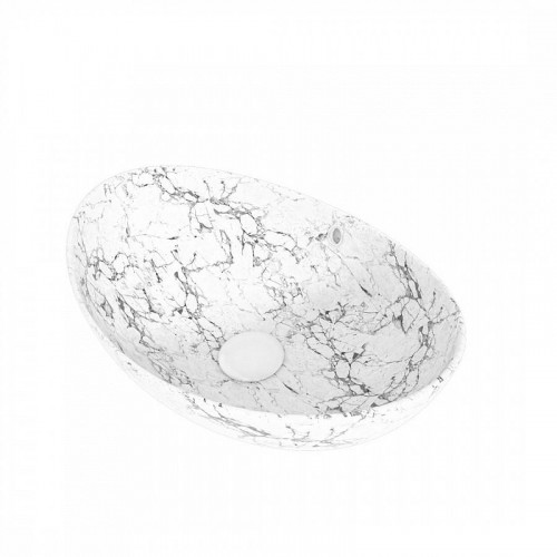 Раковина-чаша Maretti Eleganza 59 EN13NS48-740MR цвет Белый мрамор