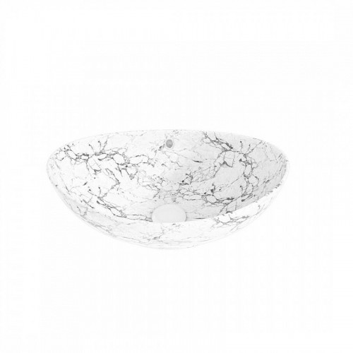 Раковина-чаша Maretti Eleganza 59 EN13NS48-740MR цвет Белый мрамор