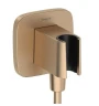 Шланговое подключение Hansgrohe FixFit Q 26887140 цвет Шлифованная бронза