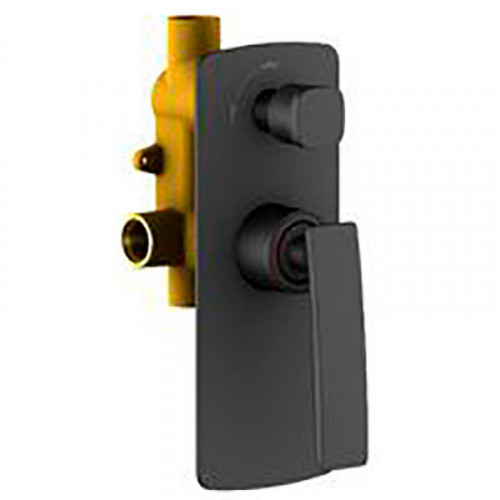 Душевая система Timo Helmi  SX-4099/03SM Черная матовая латунь встраиваемый