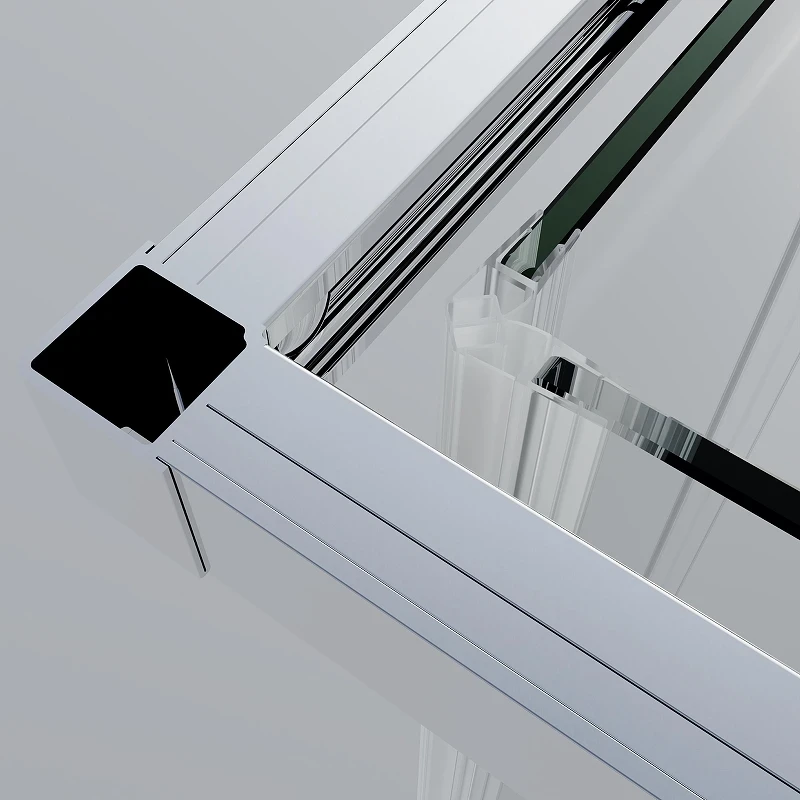 Душевой уголок Vincea Soft 2 90x90 VSS-3SO2900CL профиль Хром стекло прозрачное