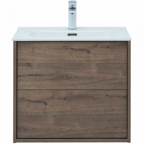 Тумба под раковину Aquanet Lino 60 Flat 287541 подвесная Дуб Веллингтон МДФ / ЛДСП