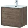 Тумба под раковину Aquanet Lino 60 Flat 287541 подвесная Дуб Веллингтон МДФ / ЛДСП