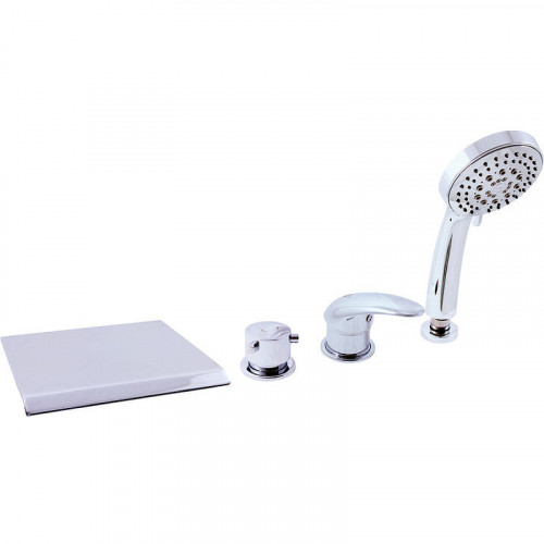 Смеситель на борт ванны Rav Slezak Dunaj D474.5P Хром латунь