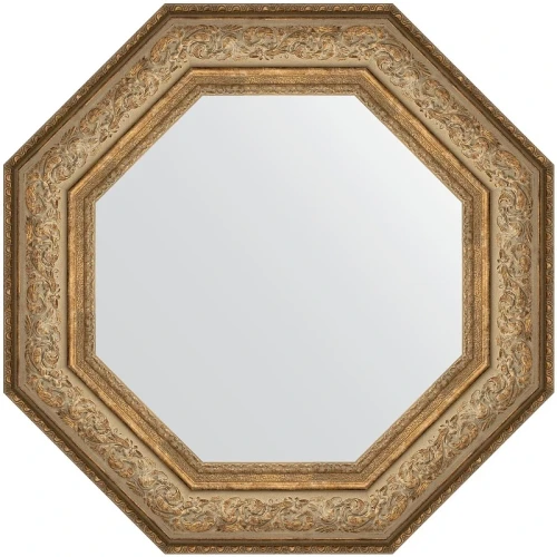 Зеркало Evoform Octagon 65x65 BY 7384 в багетной раме - Виньетка античная бронза 109 мм стекло