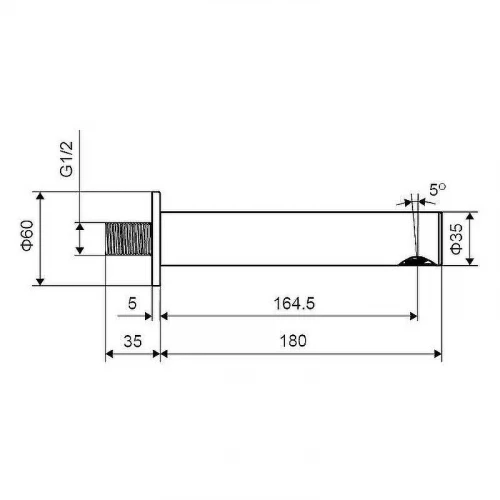 Излив для смесителя Excellent Pi Arex AREX.1225GL Золото