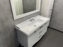 Тумба с раковиной Comforty Монако 120 00003132224 Белая