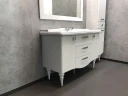 Тумба с раковиной Comforty Монако 120 00003132224 Белая