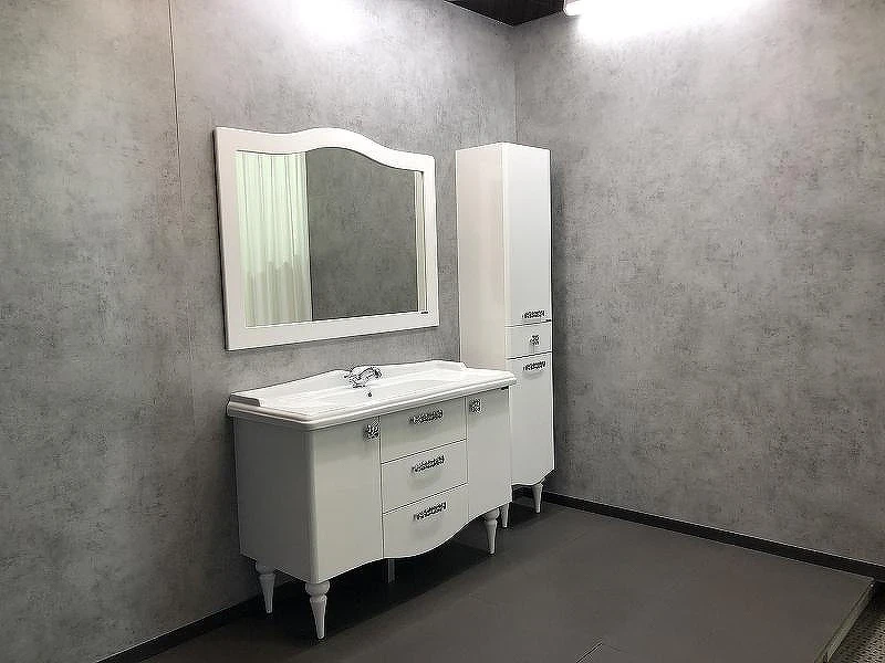 Тумба с раковиной Comforty Монако 120 00003132224 Белая