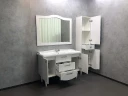 Тумба с раковиной Comforty Монако 120 00003132224 Белая