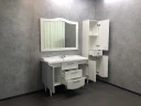 Тумба с раковиной Comforty Монако 120 00003132224 Белая