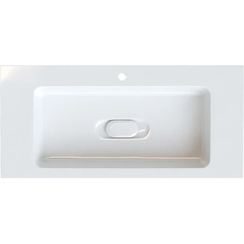 Тумба с раковиной Iddis Esper 100 ESP10W0i95K подвесная Белая МДФ / ЛДСП