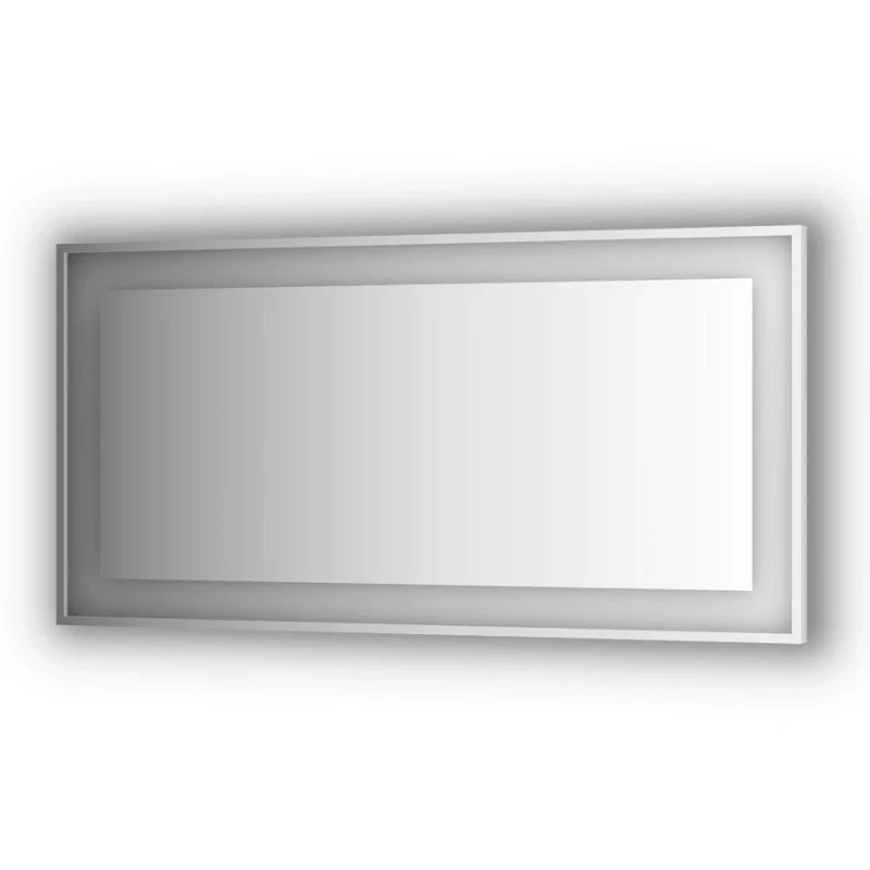 Зеркало Evoform Ledside 75х150 Сталь стекло