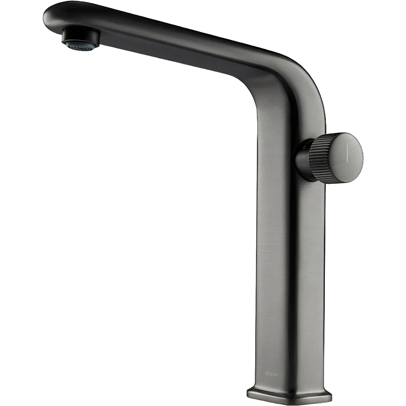 Смеситель для раковины Black&White Universe U7640GM 7640GM Gun Metal латунь