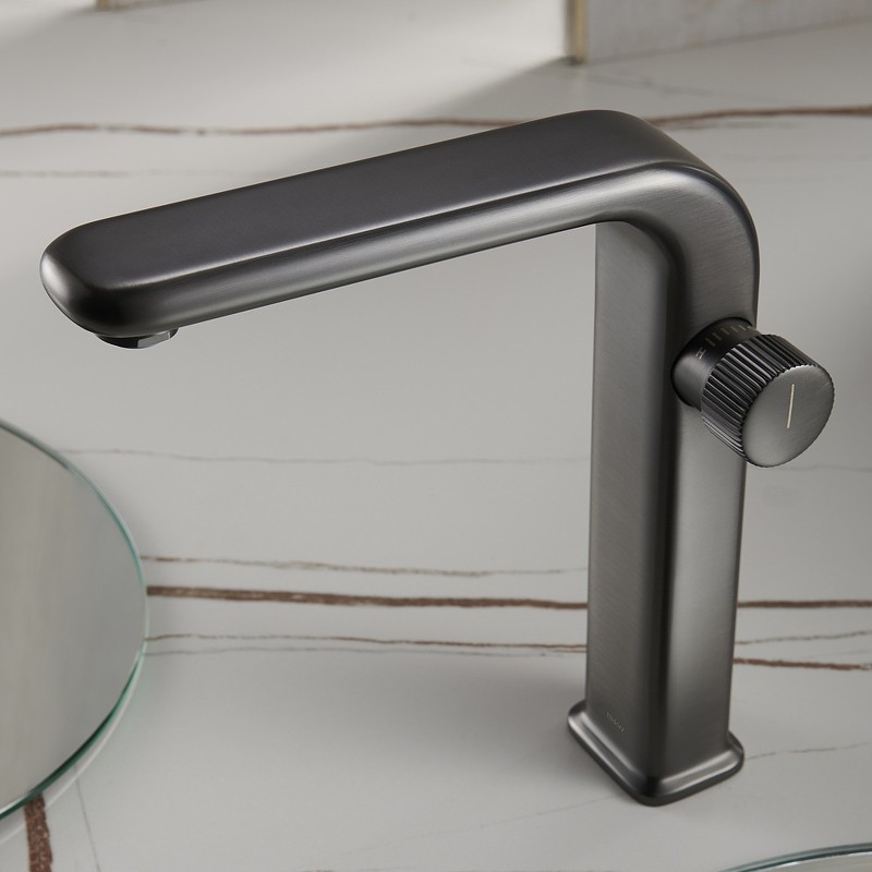 Смеситель для раковины Black&White Universe U7640GM 7640GM Gun Metal латунь