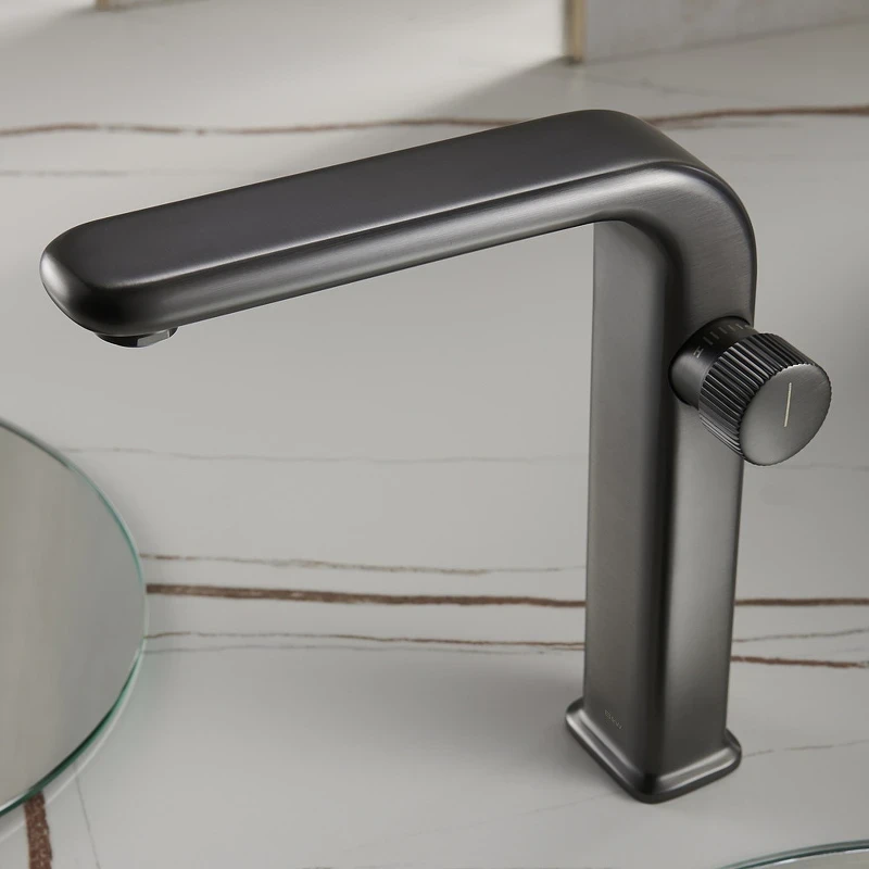 Смеситель для раковины Black&White Universe U7640GM 7640GM Gun Metal латунь