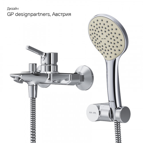 Смеситель для ванны AM.PM X-Joy S F85B15000 Хром латунь на стену