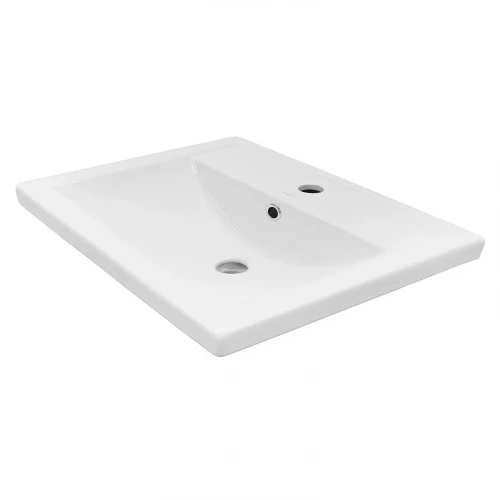 Тумба с раковиной Azario Kantri 50 CS00097247 цвет Белый глянец