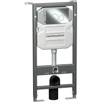 Инсталляция Ceramicanova Envision CN1001CH для унитаза с клавишей смыва Хром пластик
