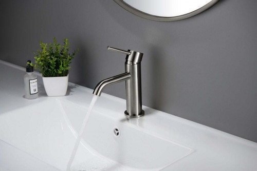 Смеситель для раковины Aquatek Европа AQ1310BGM Оружейная сталь