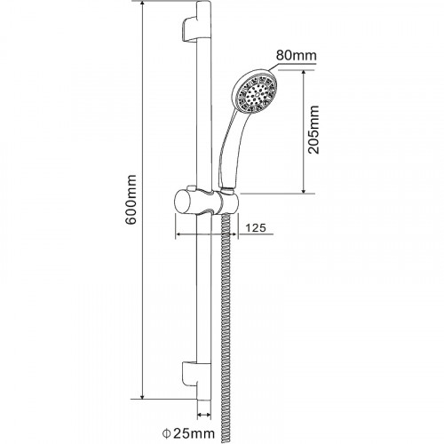 Душевой гарнитур Orange OneLife OL11cr Хром