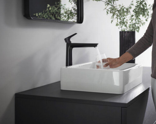 Смеситель для раковины Hansgrohe Talis E 71716670 Черный матовый латунь