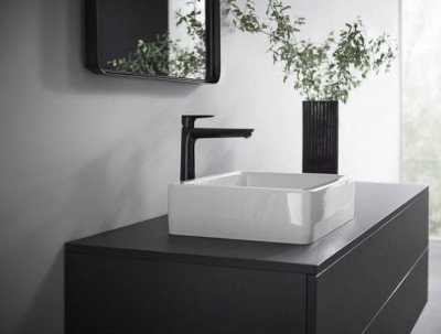 Смеситель для раковины Hansgrohe Talis E 71716670 Черный матовый латунь