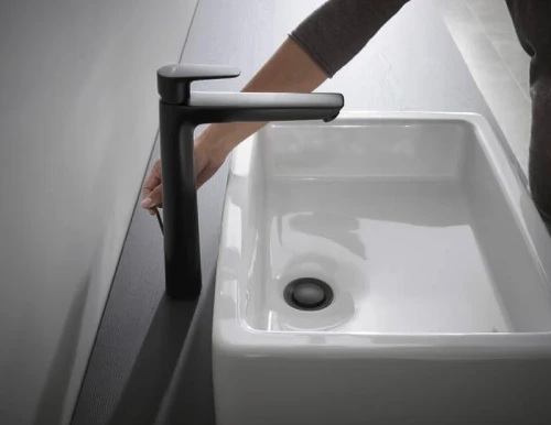 Смеситель для раковины Hansgrohe Talis E 71716670 Черный матовый латунь