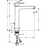 Смеситель для раковины Hansgrohe Talis E 71716670 Черный матовый латунь