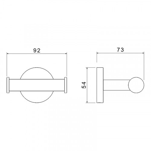 Двойной крючок Aquatek Оберон AQ4202CR Хром