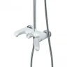 Душевая система Grocenberg GB7010WC Белая Хром
