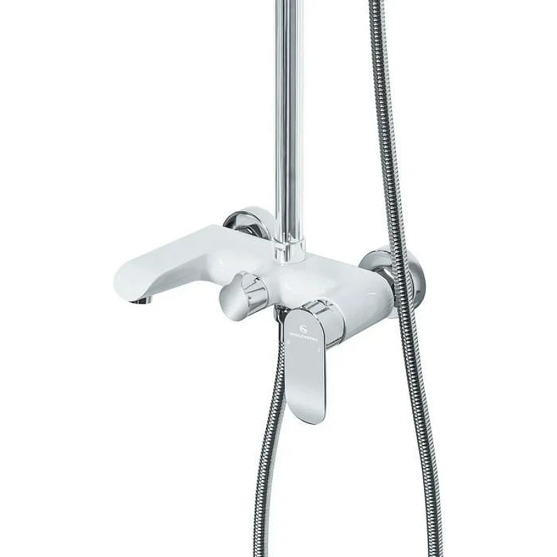 Душевая система Grocenberg GB7010WC Белая Хром