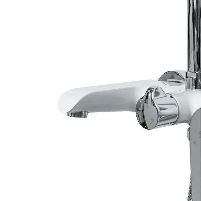 Душевая система Grocenberg GB7010WC Белая Хром