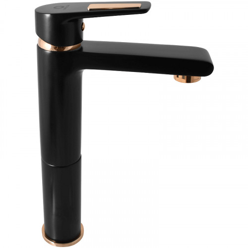 Смеситель для раковины Rav Slezak Colorado CO330.5CMATZ Черный матовый Золото латунь