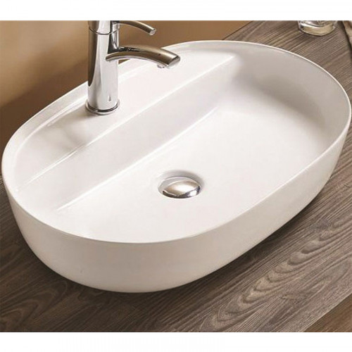 Раковина-чаша CeramaLux 50 78325XS Белая фаянс накладная