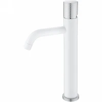 Смеситель для раковины Boheme Stick 122-WCR.2 Белый Хром