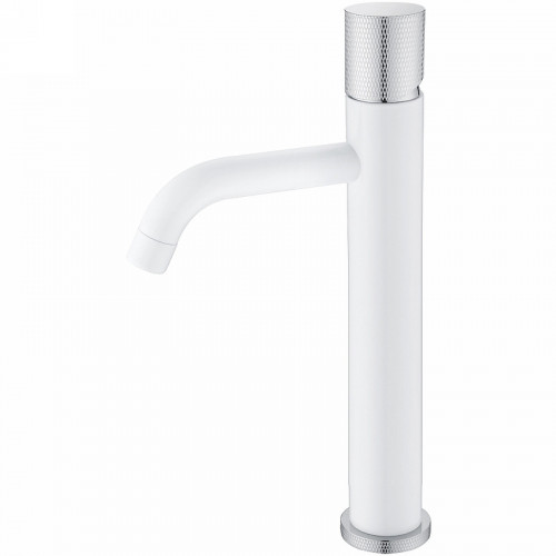 Смеситель для раковины Boheme Stick 122-WCR.2 Белый Хром