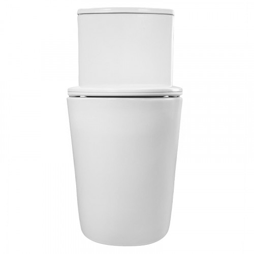 Унитаз моноблок Azario Ansa AZ-2301 цвет Белый с сиденьем Микролифт