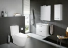 Унитаз моноблок Azario Ansa AZ-2301 цвет Белый с сиденьем Микролифт