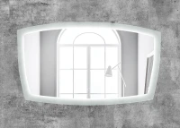 Зеркало Art&Max Roma 120 AM-Rom-1200-700-DS-F с подсветкой с сенсорным выключателем