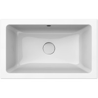 Раковина GSI Kube X 60 8953911 Белая фаянс встраиваемый